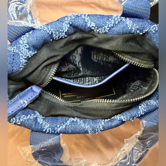 NWT Kurt Geiger Small Denim Shopper - Picture 7 of 9